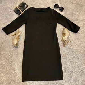 FIGL Boat neck Mock neck Wiggle dress